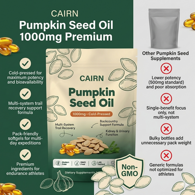 CAIRN Pumpkin Seed Oil — 1000mg Trail Recovery Support